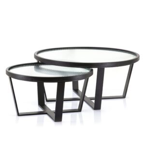 Set de tables basses Loup