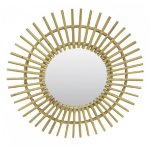 Miroir en rotin Bora
