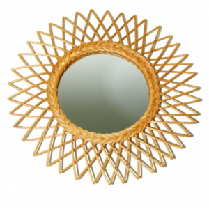 Miroir en rotin Garden