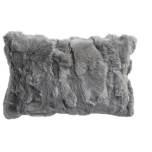Coussin en peau de lapin - 30x45cm