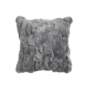 Coussin en peau de lapin - 45x45cm