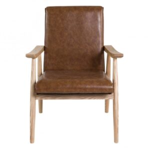 Fauteuil Alfred - Marron