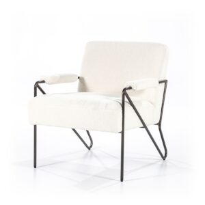 Fauteuil Wendy - Bouclette Blanche