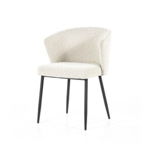 Chaise Santos - White Boucle