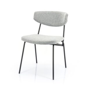 Chaise Crockett - Gris clair