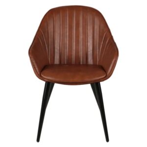 Fauteuil Bari - Marron PU