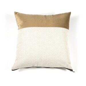 Coussin Nett - 45 x 45 - Gold / off-white