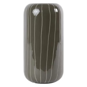 Vase Fynn - Kaki rayé