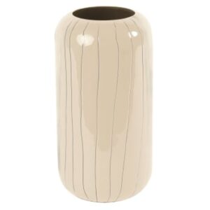 Vase Fynn - Blanc cassé rayé