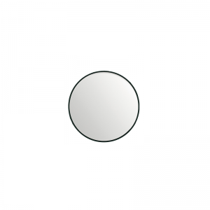 Round Mirror - Noir 30 cm