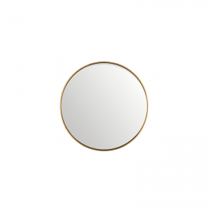 Round Mirror - Antique gold 40 cm