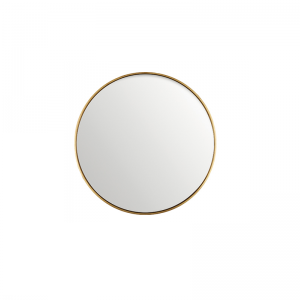 Round Mirror - Antique gold 50 cm
