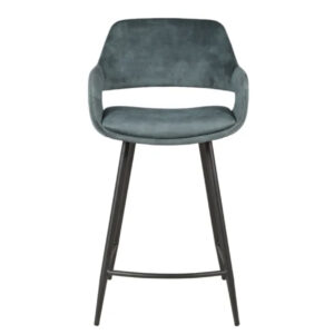 Tabouret de bar Esme - Bleu clair