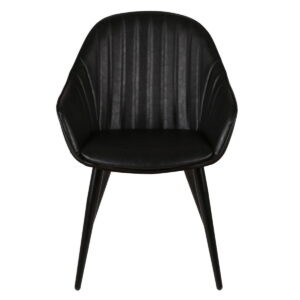 Fauteuil Bari - Noir PU