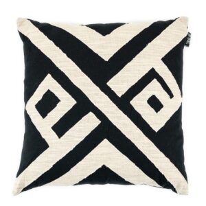 Coussin Kuna - Noir