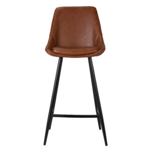 Tabouret de Bari - Marron PU