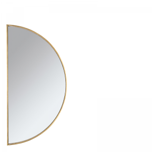 Miroir Half Round - Gold 120 cm