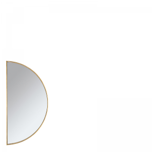 Miroir Half Round - Gold 80 cm