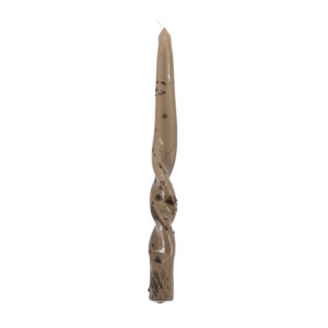 Bougie Swirly - Taupe (pack de 4)