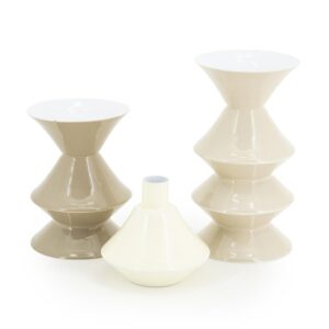 Porte Bougie Yack - Beige (set de 3)