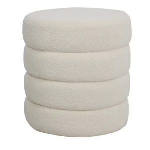 Pouf Fino - Blanc