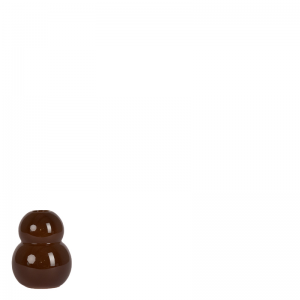 Porte Bougie Minden Double - Marron Small