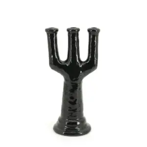 Porte Bougie Blix - Noir - Large