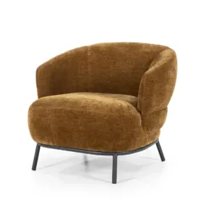 Fauteuil David - Moutarde