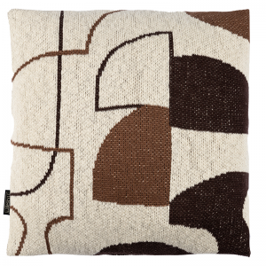 Coussin Giselle - Marron 50x50