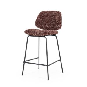 Tabouret de bar Jon - Bordeaux