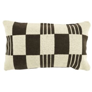 Coussin Twist - Marron 35x55