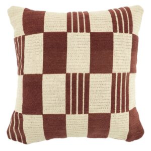Coussin Twist - Bordeaux 45x45