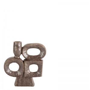 Porte Bougie Nina - Marron