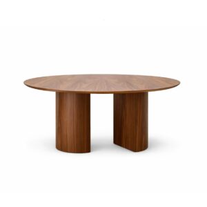 Table a manger Ester - Noyer Ronde  130 cm