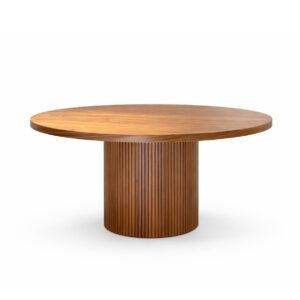 Table a manger  Luna - Noyer Ronde 130 cm
