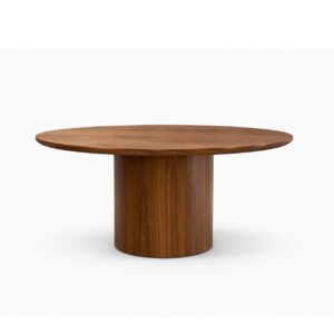 Table a manger Rhonda - Noyer Ronde 130 cm