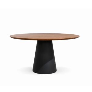 Table a manger Stone - Noyer Ronde 130 cm