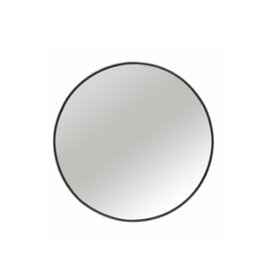Miroir Alu Spiegel - Noir Rond 80 cm
