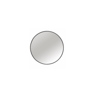 Miroir Alu Spiegel - Noir Rond 40 cm