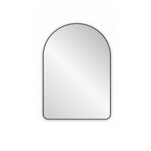 Miroir Alu Spiegel - Arched Noir 60/90 cm